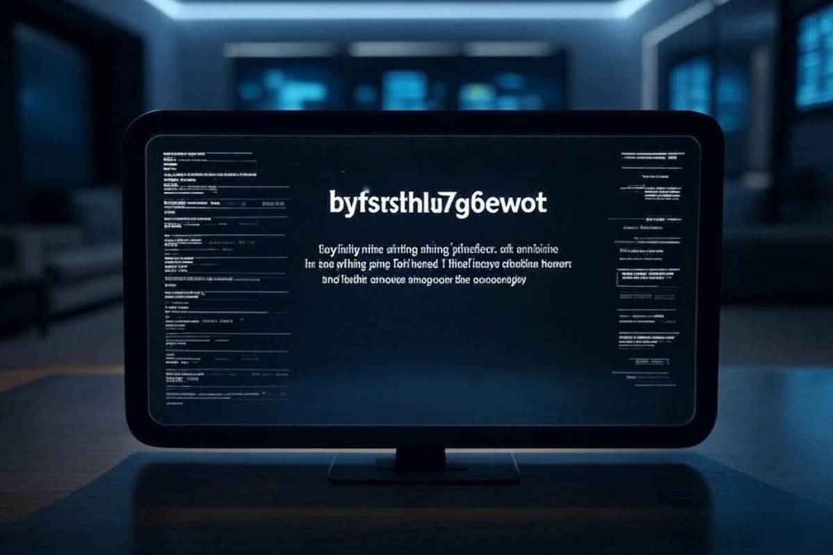 Decoding byfsrhlu7g6ewot: A Mysterious String in the Digital Landscape