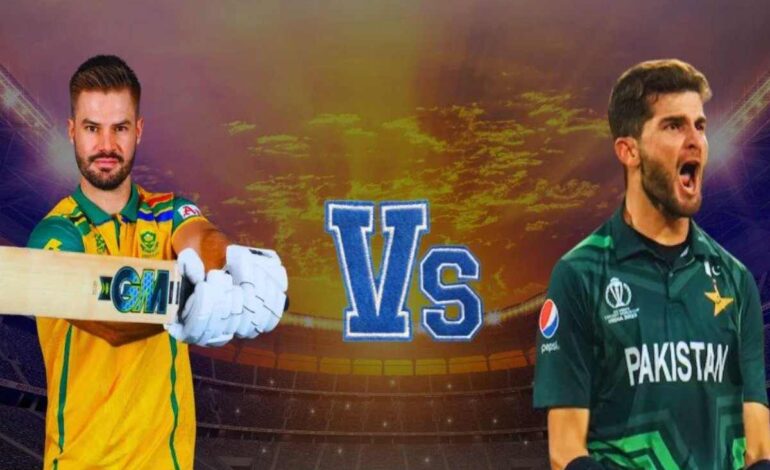 South Africa National Cricket Team vs Pakistan National Cricket Team Timeline